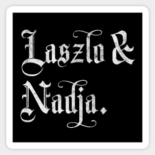 Laszlo & Nadja - WWDITS - Sticker